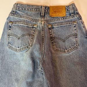 Vintage Levi's 512 Slim Tapered Mom Jeans 7 Jrs 97